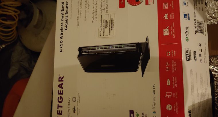 Netgear N750 wireless router