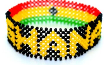 African beads bracelets
