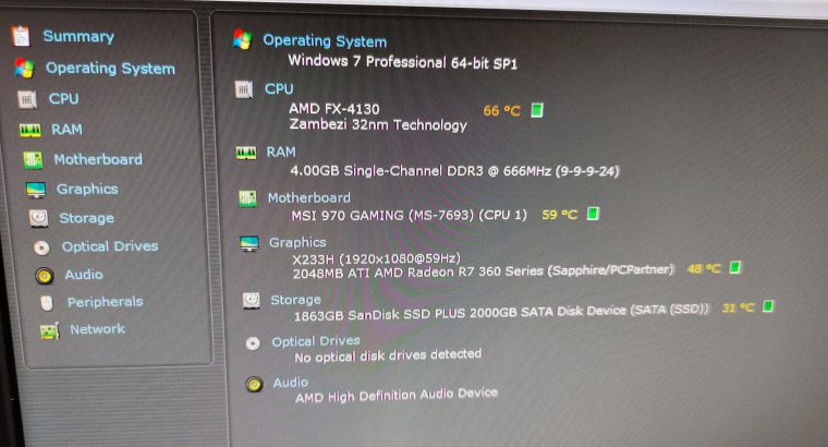 amd processor and msi motherboard